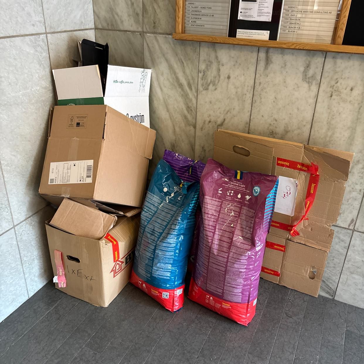 image of Cardboard  dog  products - Stockholm