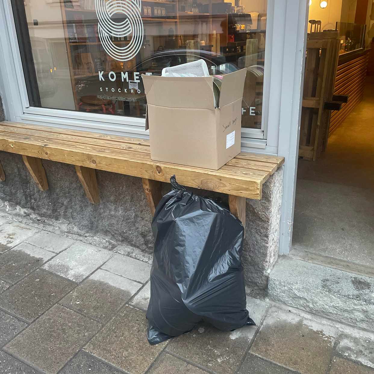 image of Cardboard, metal plastic - Kungsholmen