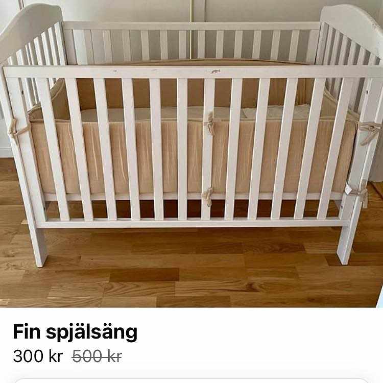 image of En spjälsäng - 