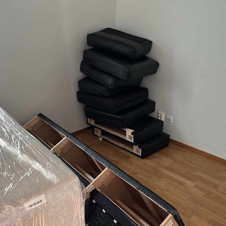 image of Tv bench, bed and sofa - 