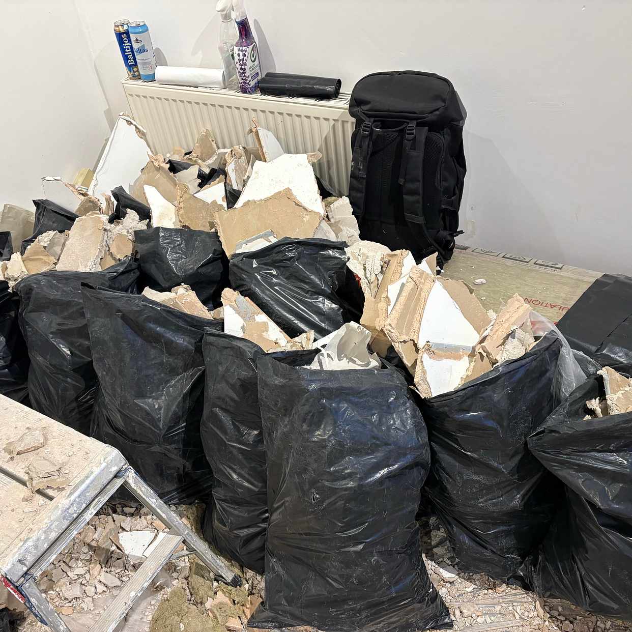 image of Collect plaster in bags - London