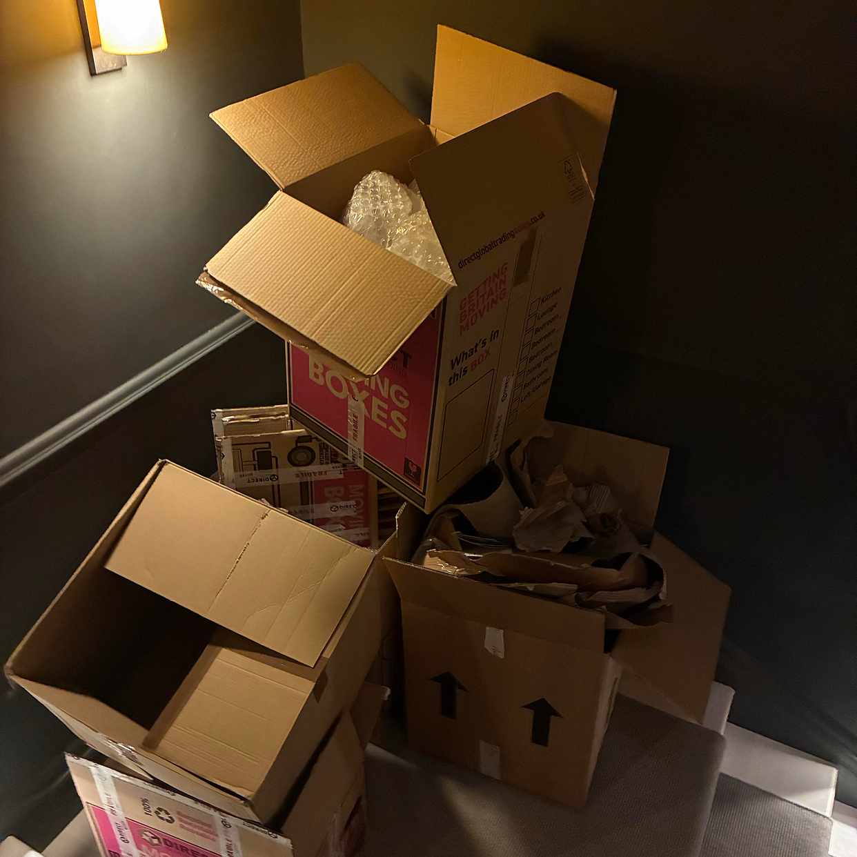 image of Dispose moving boxes - London