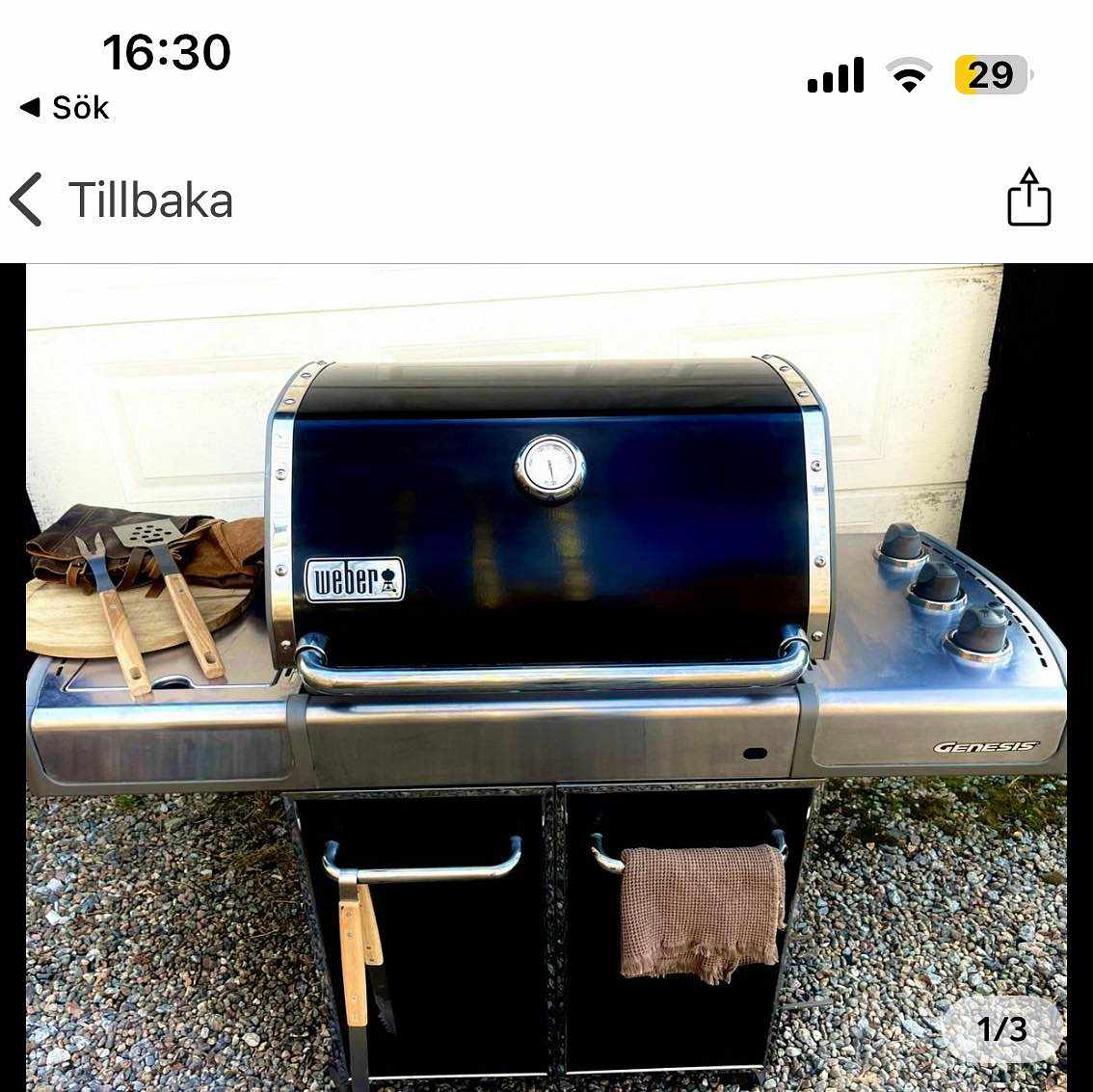 image of Frakt av grill - 
