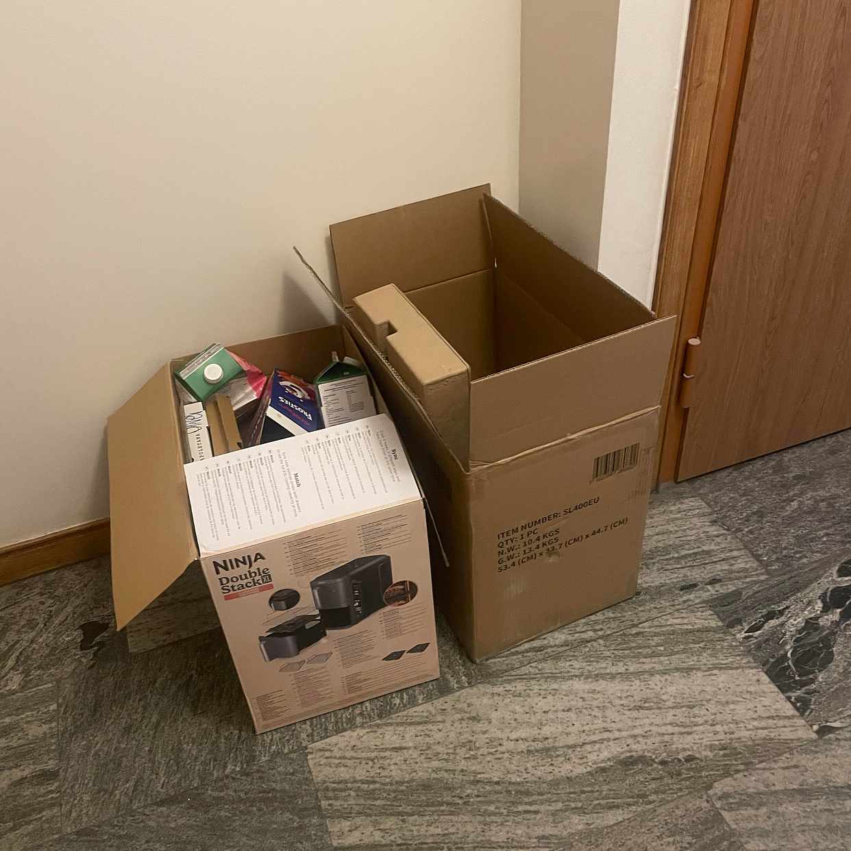 image of Recycle two cardboard box - Stockholm