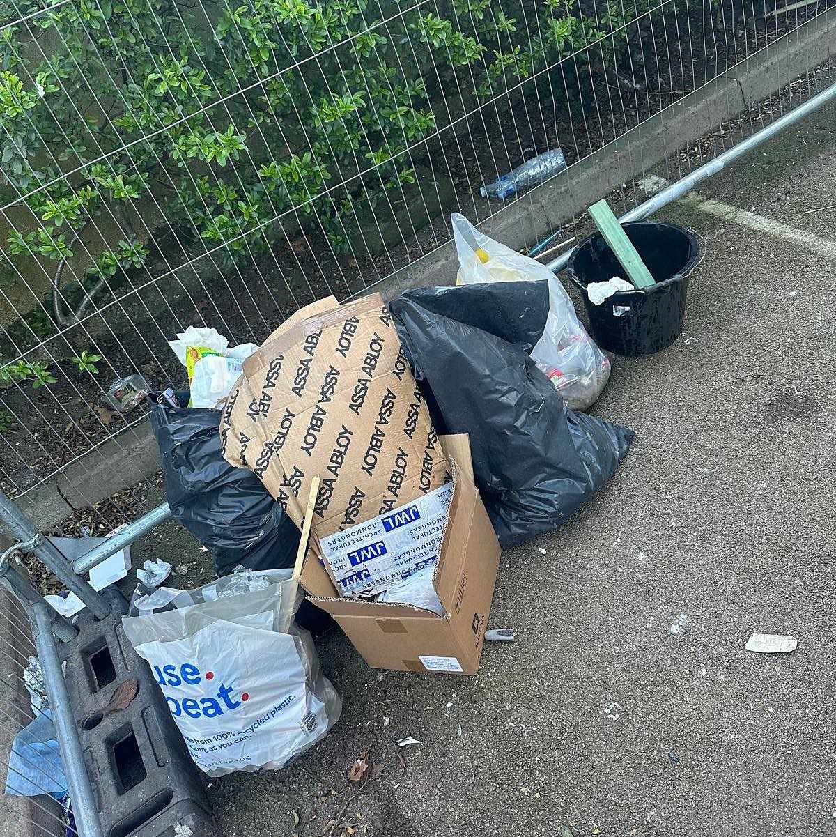image of Cardboard,wood, plastic - London