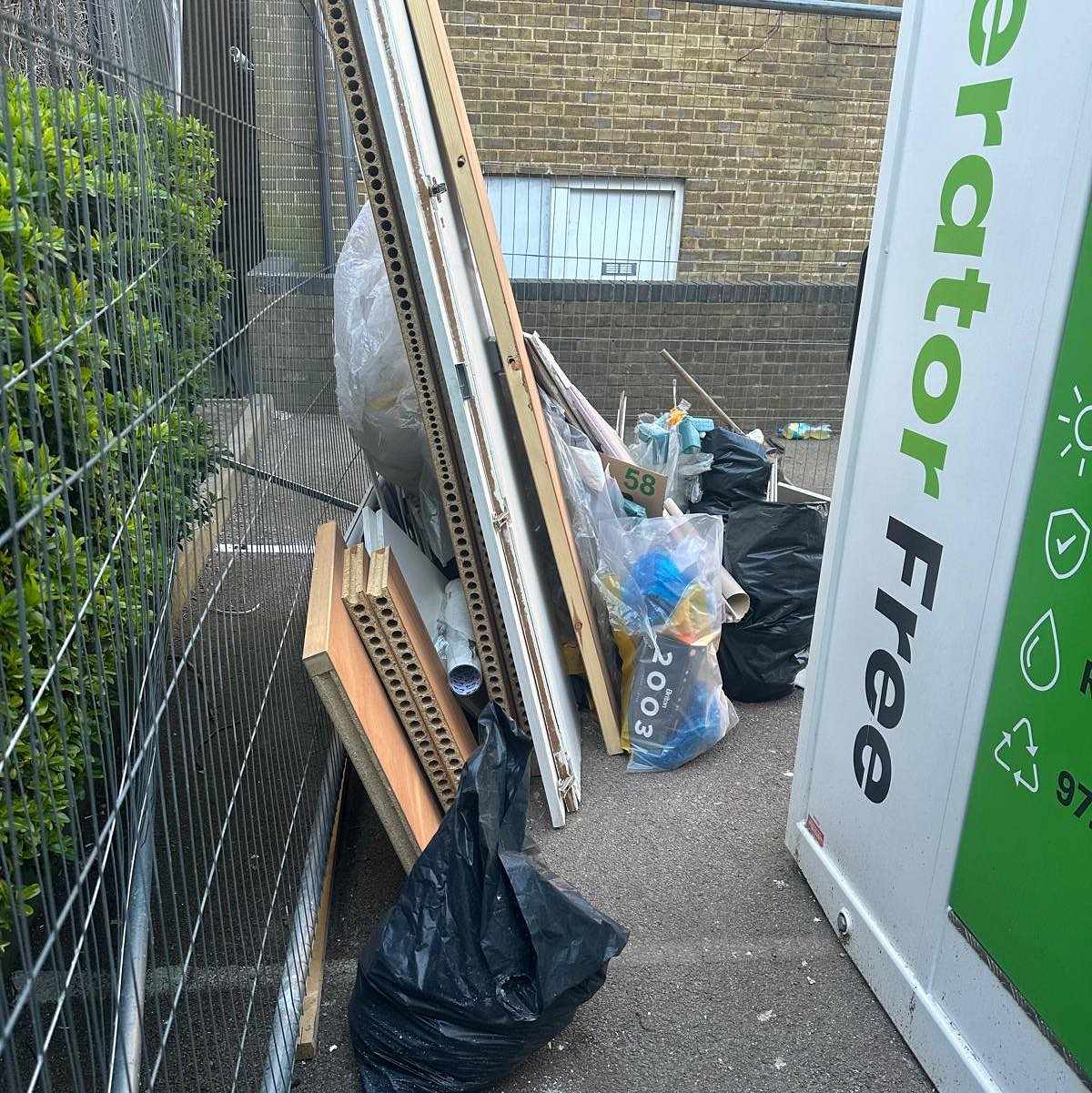 image of Cardboard,wood, plastic - London