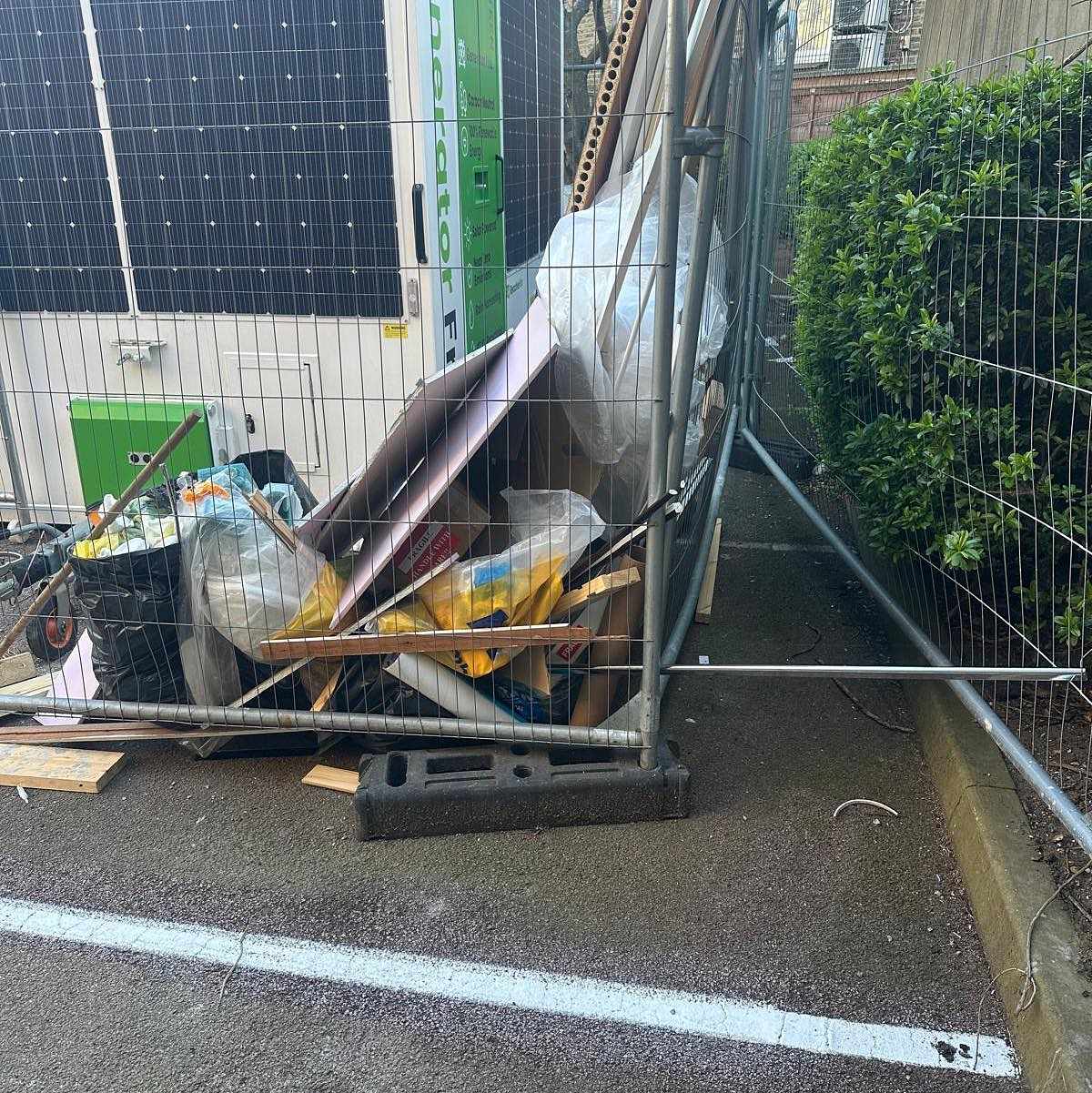 image of Cardboard,wood, plastic - London