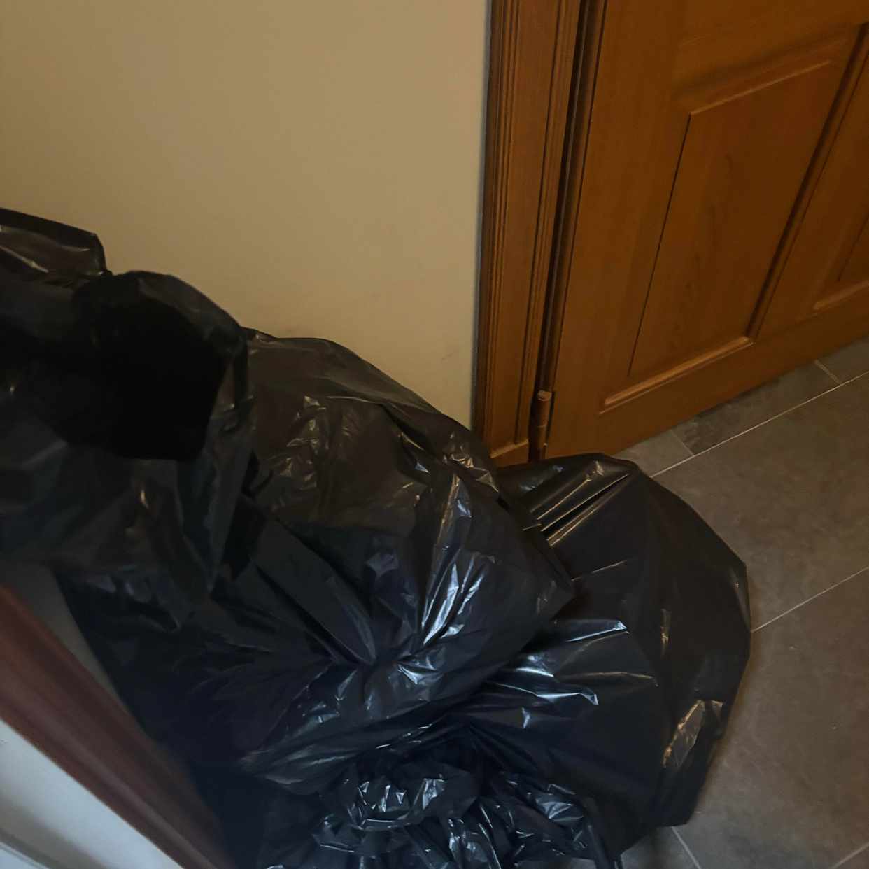 image of 3 bags of recycling - Norrmalm