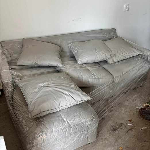 image of Sofa with cushions - Täby