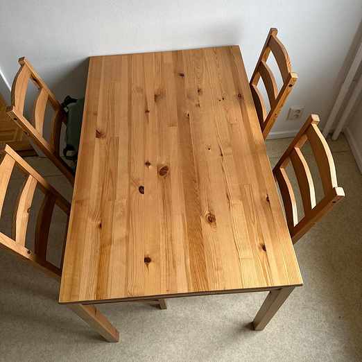 image of Ikea kitchen table&chairs - Nacka