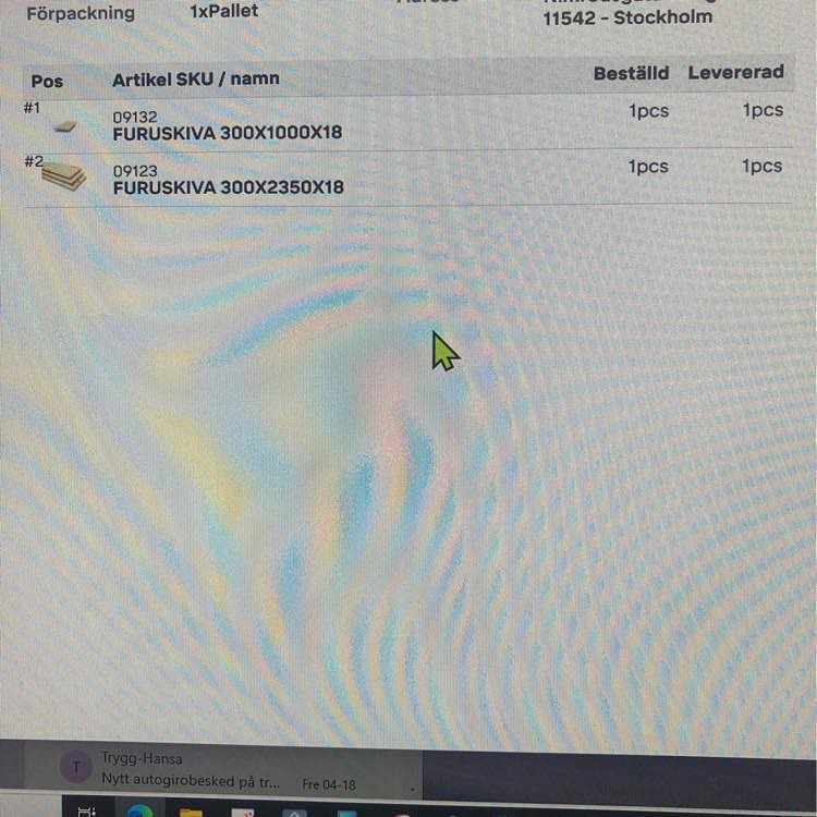 image of Två hyllplan från Byggmax - 