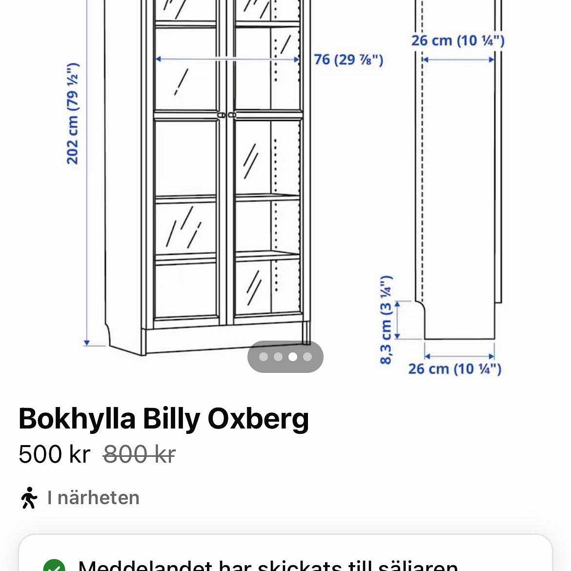 image of Hämtning hylla Billy - 