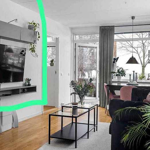 image of TV wall unit - Solna