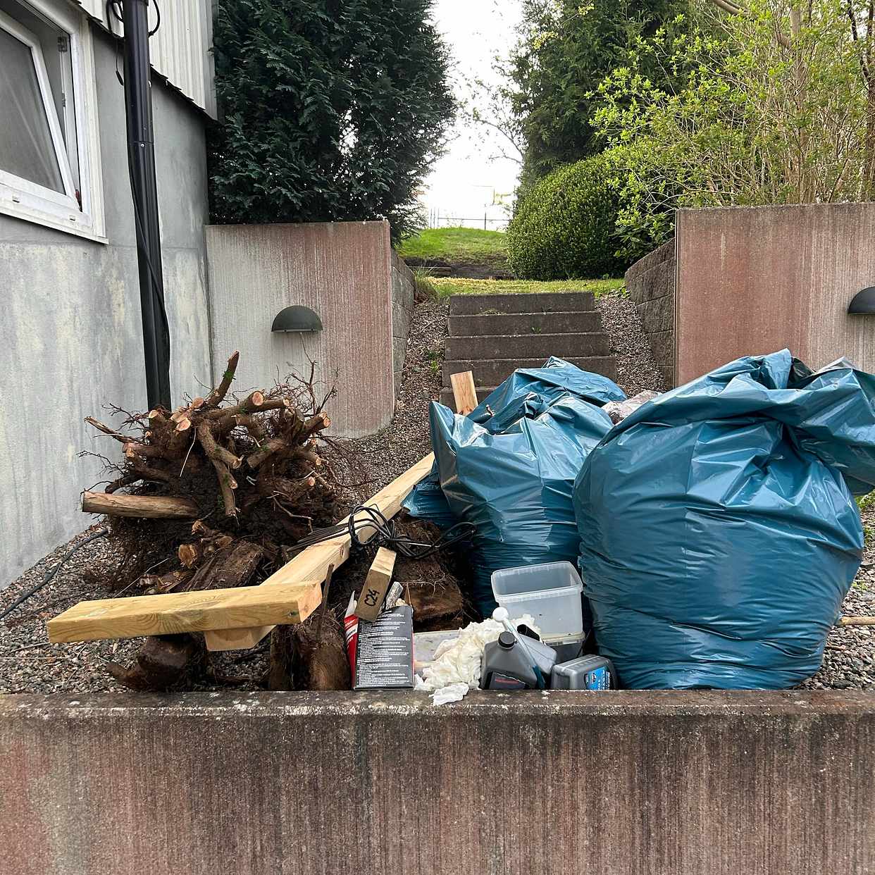 Bortforsling/återvinning