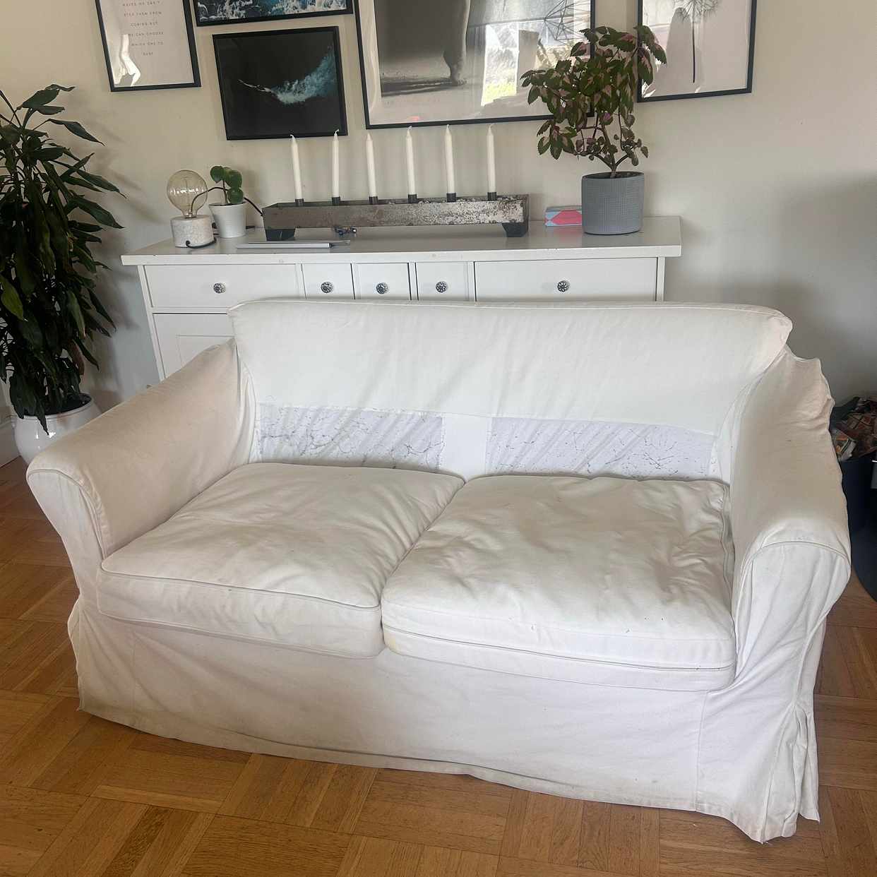 image of Liten 2-sits soffa. - Huddinge