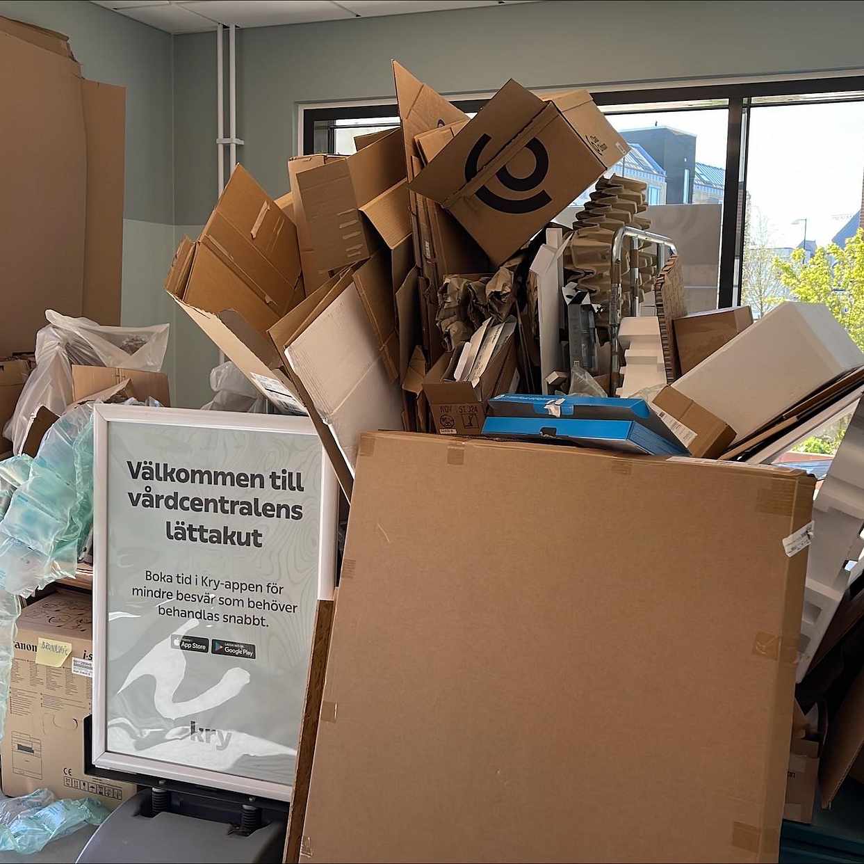image of Mycket, mycket emballage. - Lund