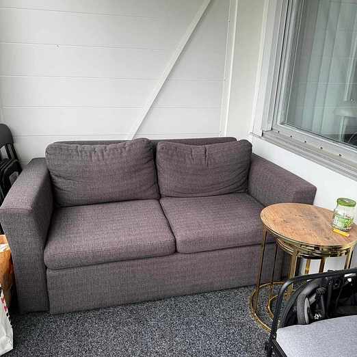 image of Grå bäddsoffa - Österhaninge