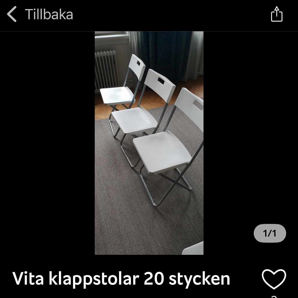 image of Klappstolar 20st - 