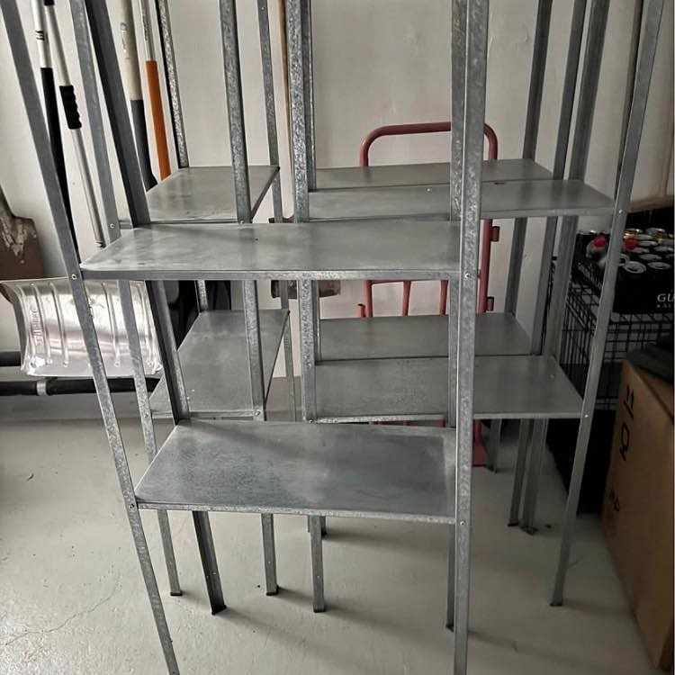 image of Plåthyllor 4 styck lätta - 
