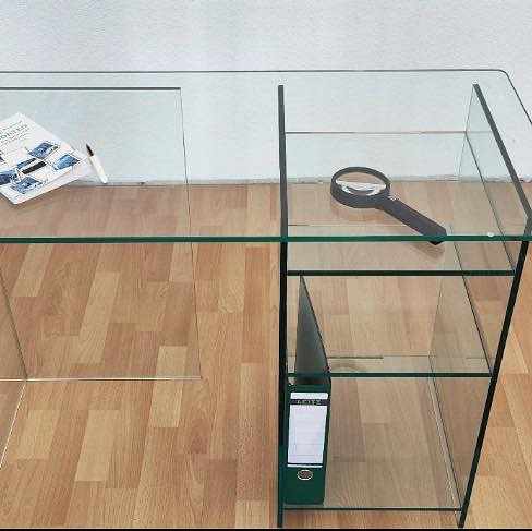 image of Glas-Schreibtisch - 
