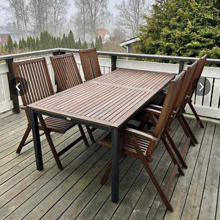 image of Frakta trädgårdsmöbler - 