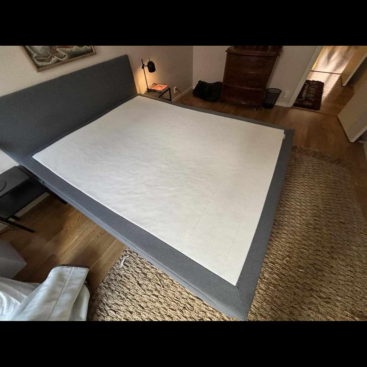 image of Double bed and bench - 