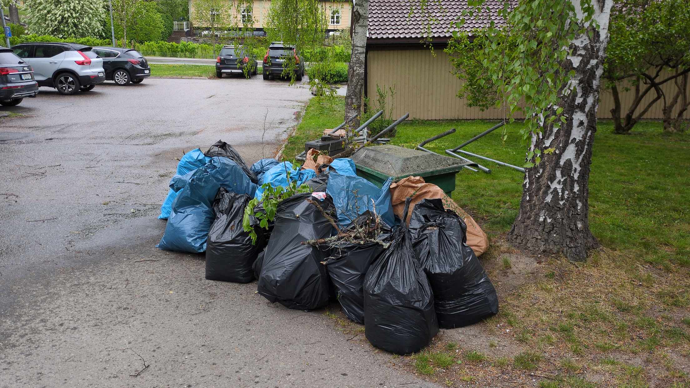 40 säckar trädgårds, plåt