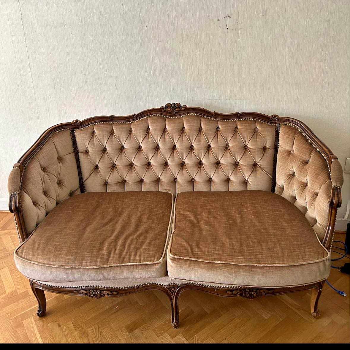 image of 1 soffa och 2 fåtöljer - 