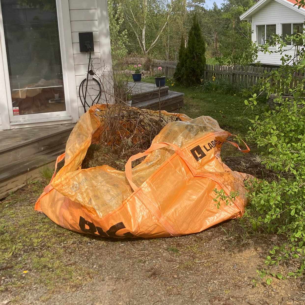 image of Bigbag med trädgårdsavfal - Huddinge