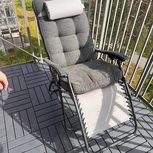image of 2 solstolar + bord - Sundbyberg