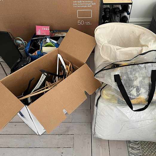 image of Misc items from moving - Stockholm