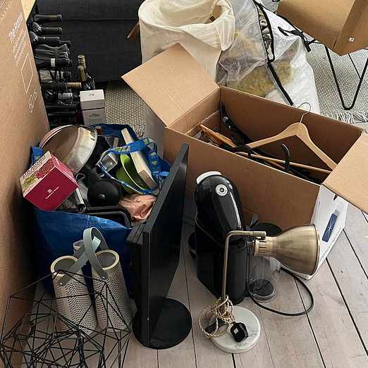 image of Misc items from moving - Stockholm