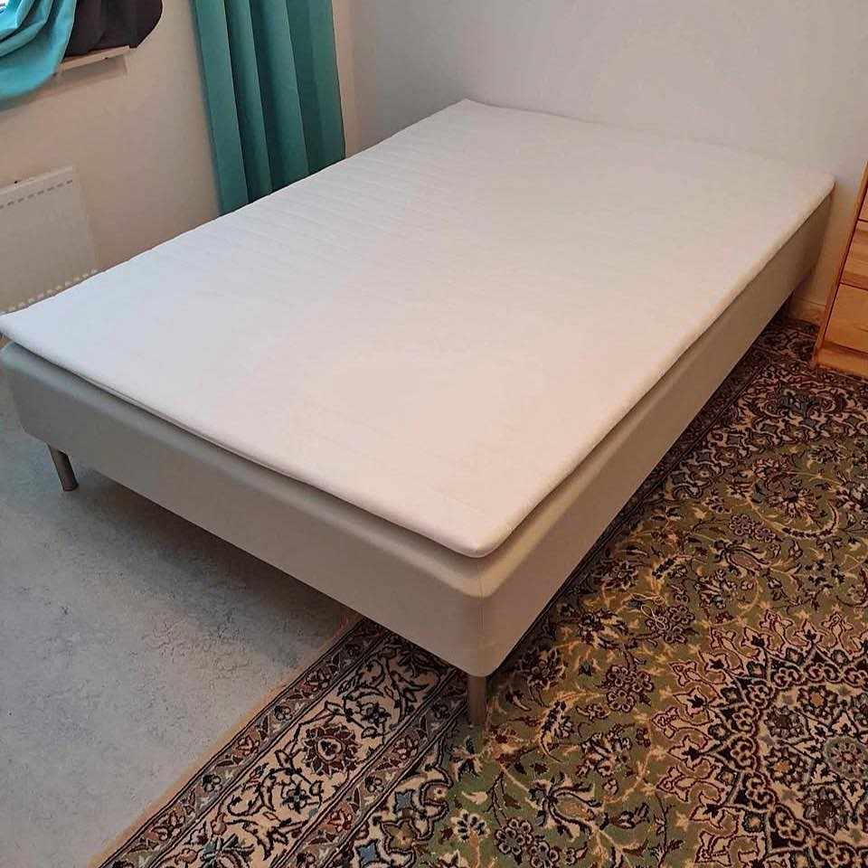 image of Säng och bäddmadrass - 