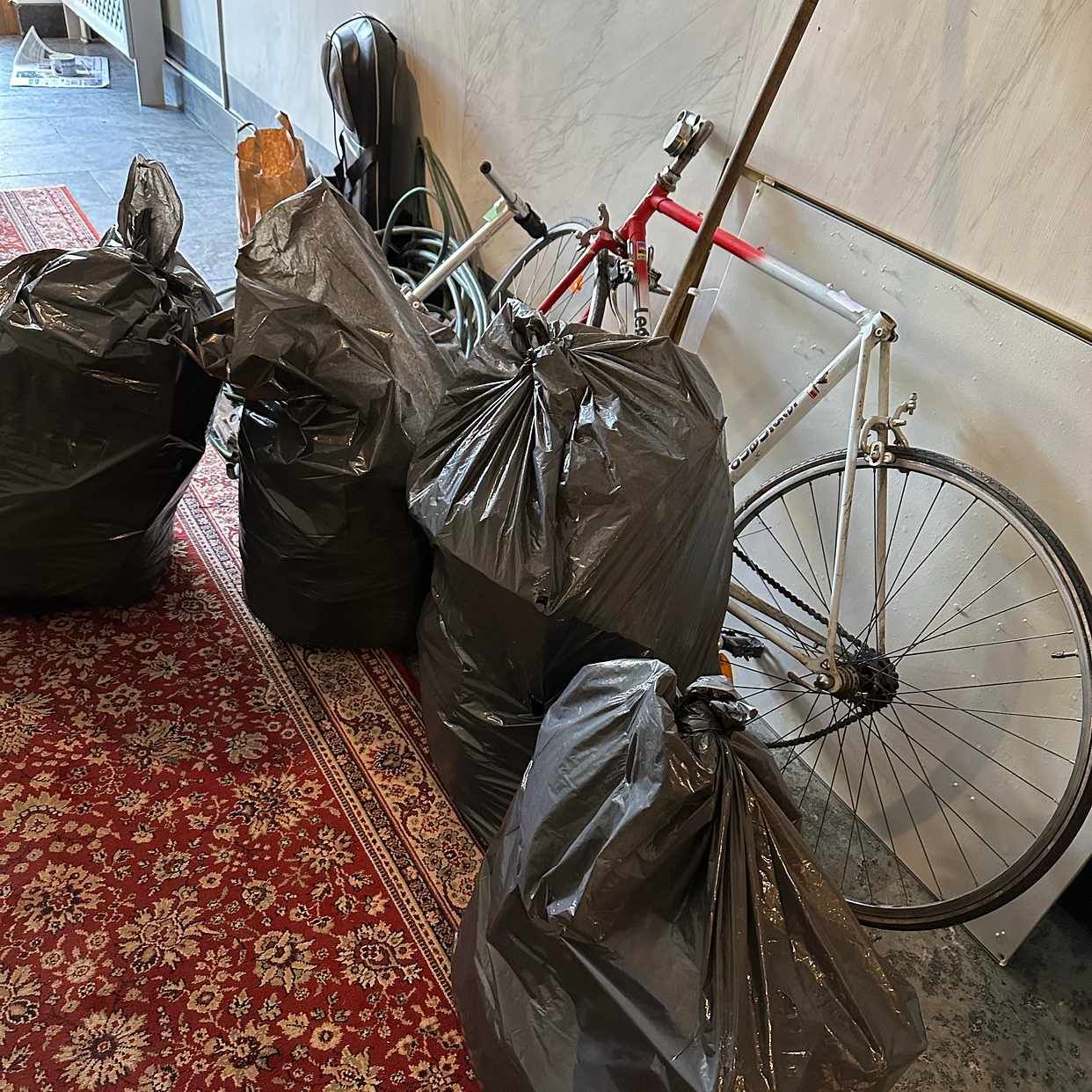 image of Trädgårdsavfall, cykel mm - Norrmalm