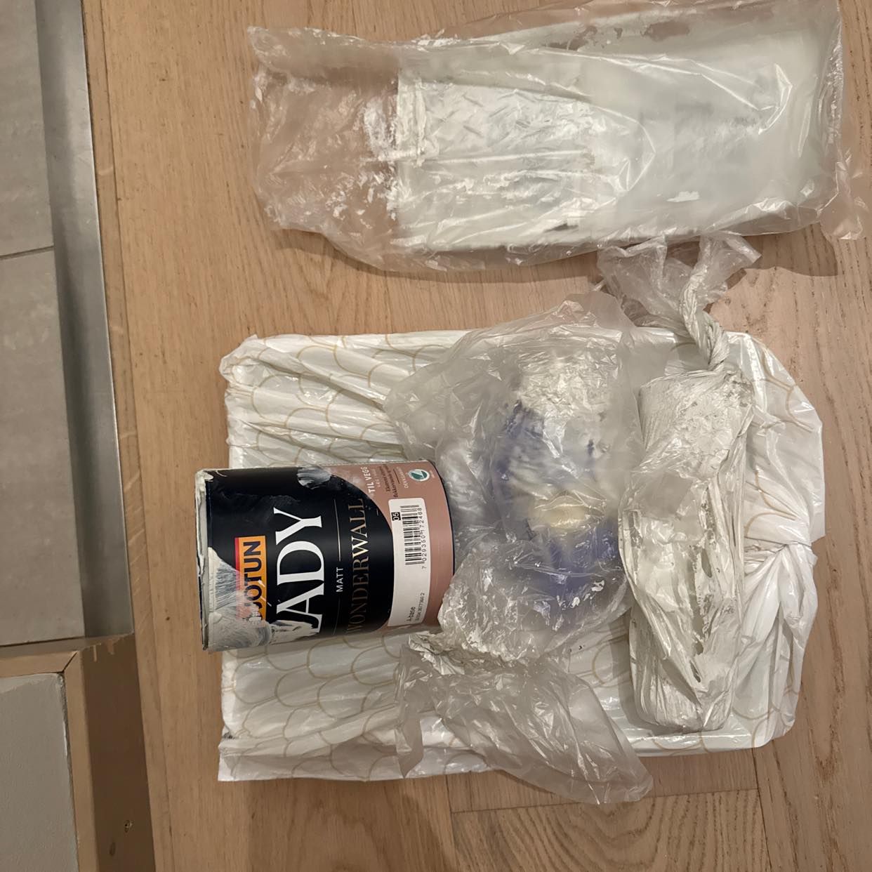 image of Old trim, paint material - Stockholm