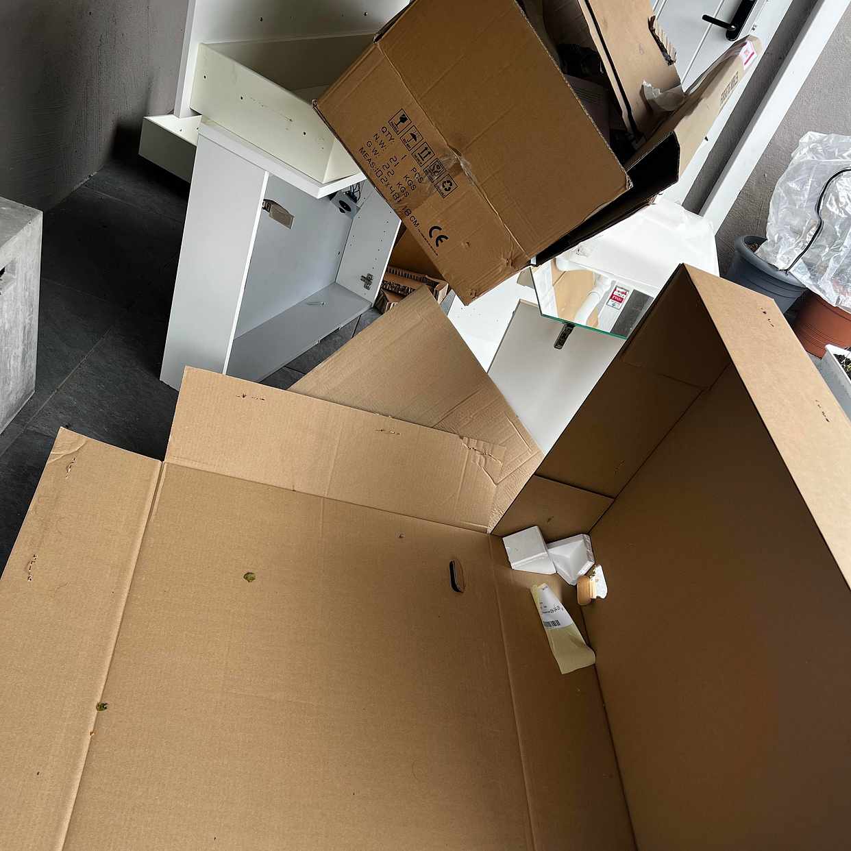 image of Emballage, byggmaterial - Vendelsö