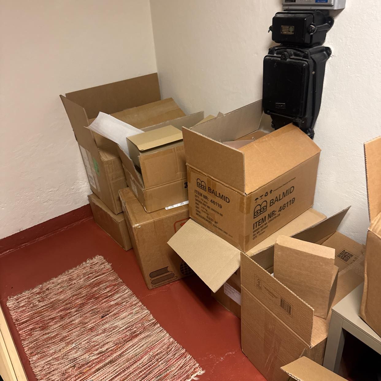 image of Flytta lådor / paket - 