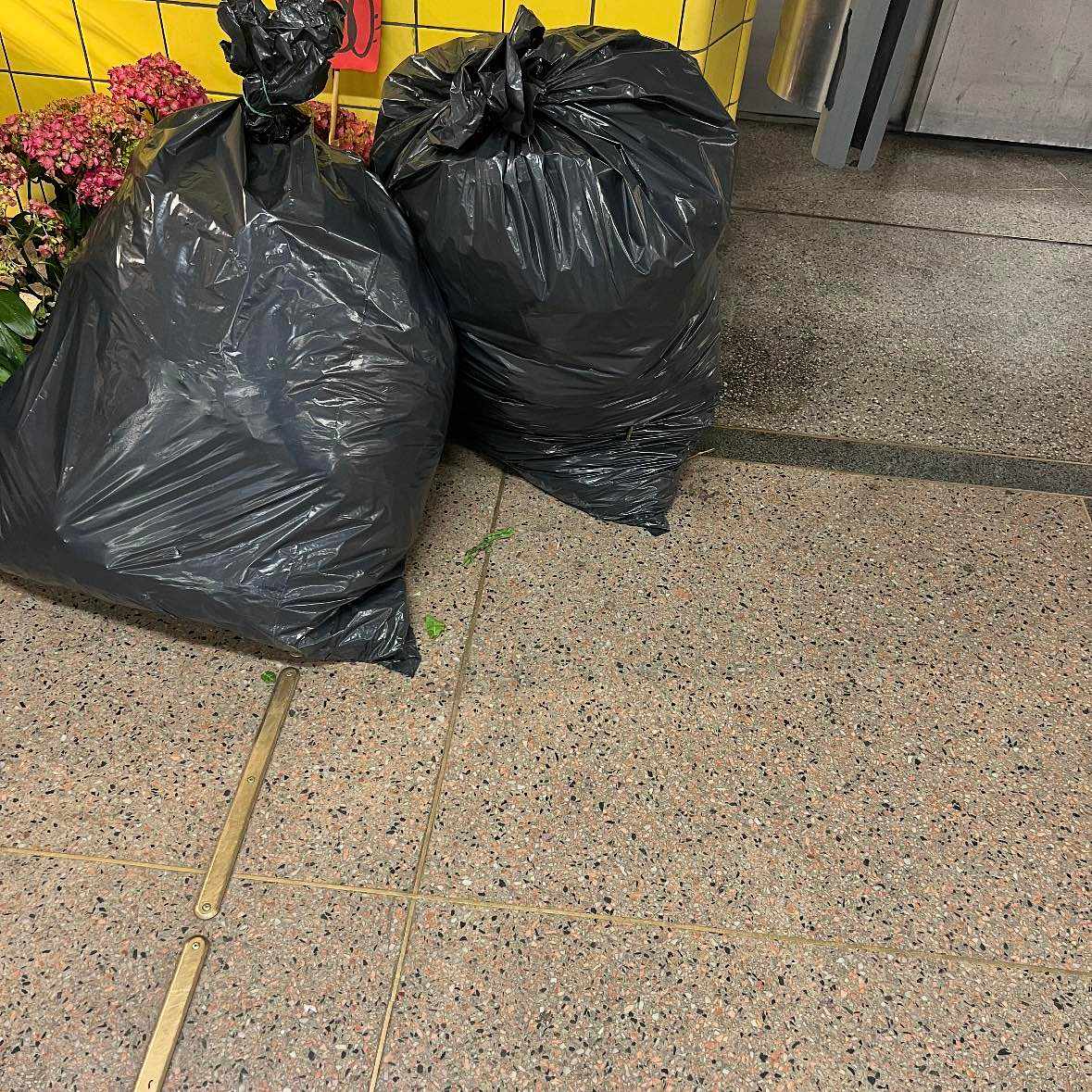 image of Blommor plast kartong - Stockholm