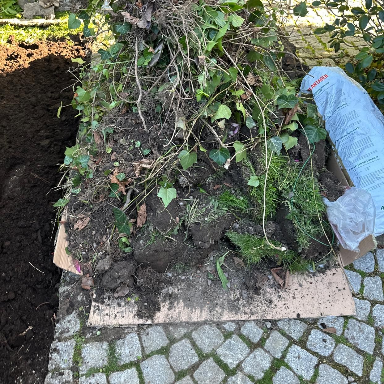 image of Garden waste / cardboard - Enskede-Årsta-Vantör