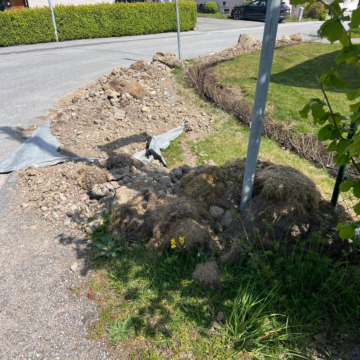 image of Bortforsling sten & jord - Huddinge