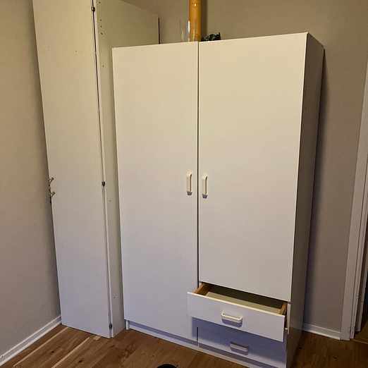 image of White Wardrobe - Skärholmen