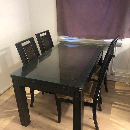 image of Bord med fyra stolar - Segevång