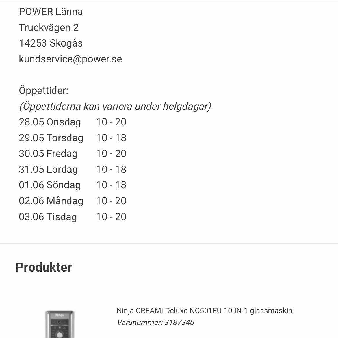 image of Pick up at Power Länna - 