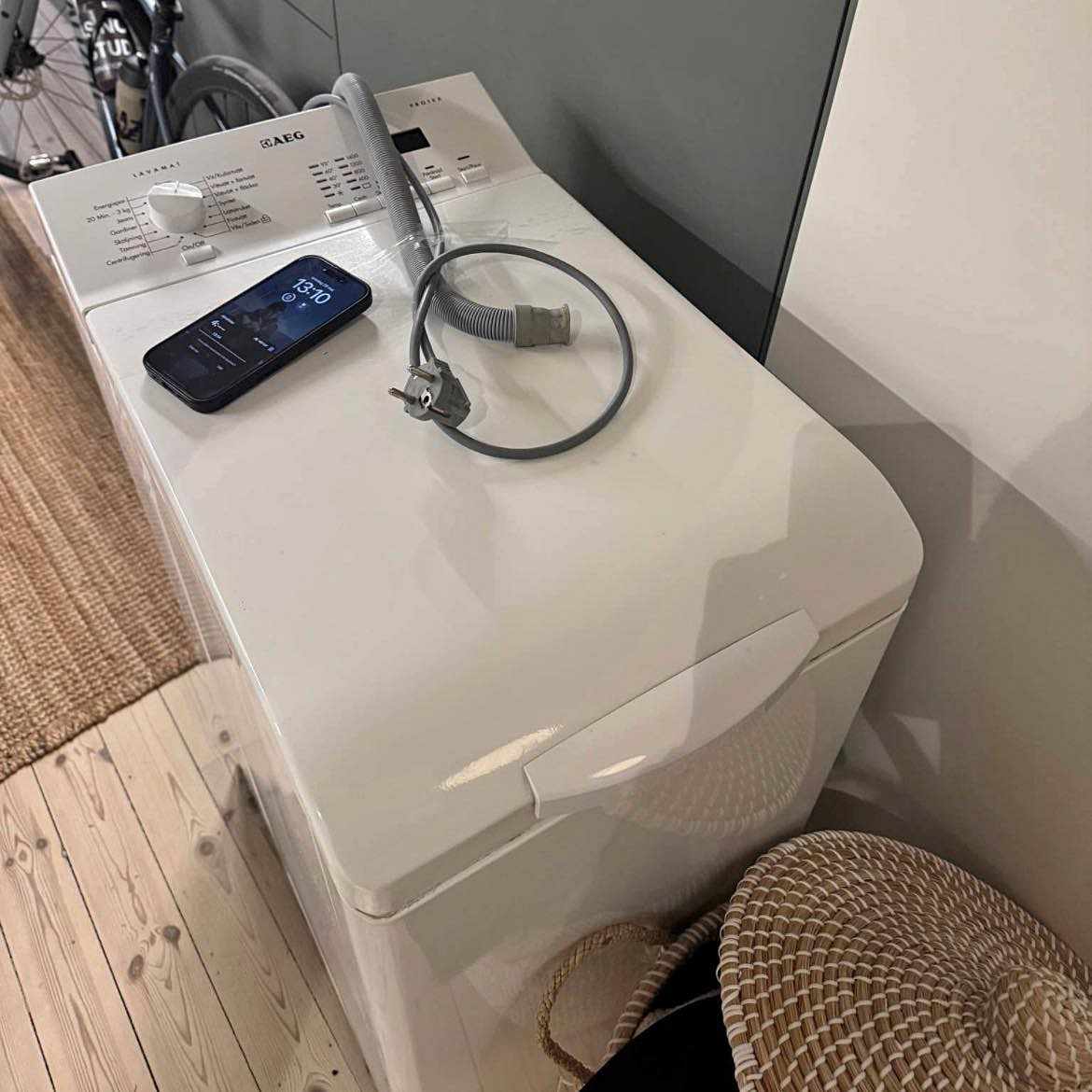 image of Tvättmaskin - toppmatad - 