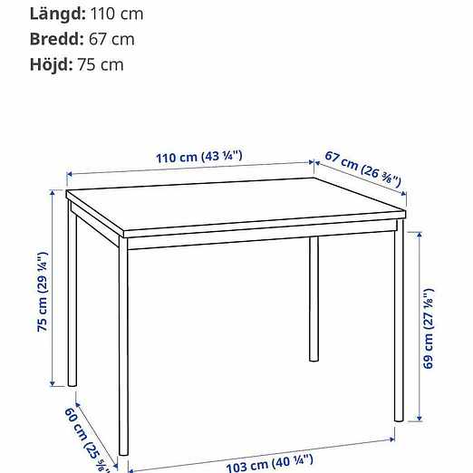 image of Matbord från IKEA - Skarpnäck