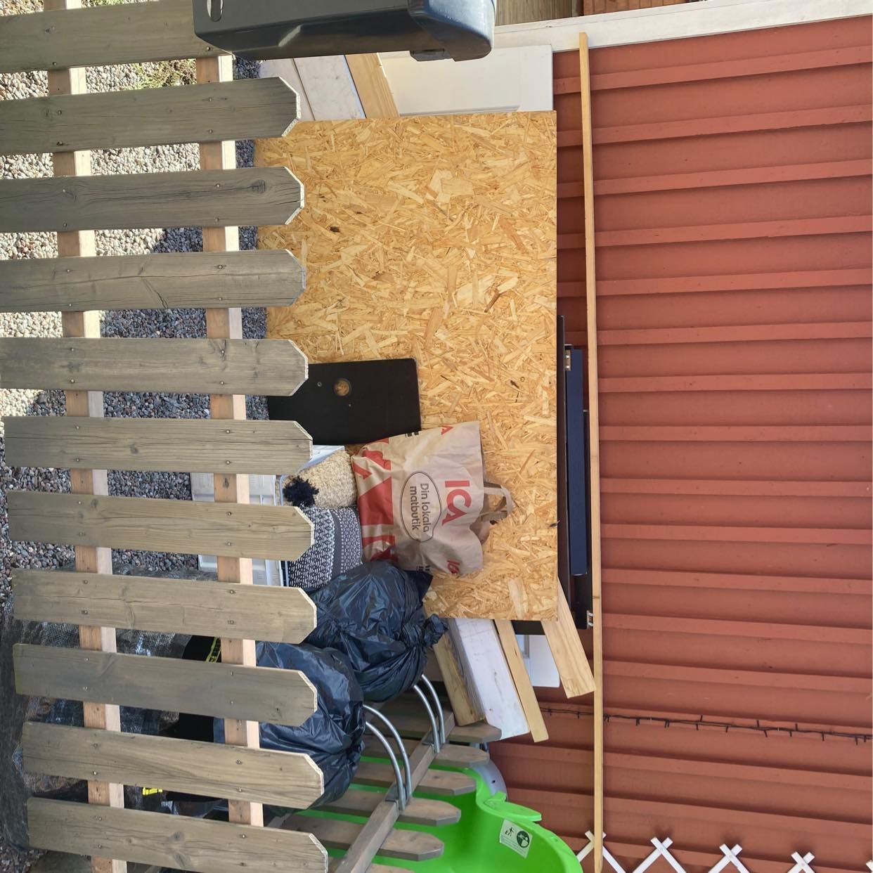 image of Önskar hämtning av skräp - Skogås