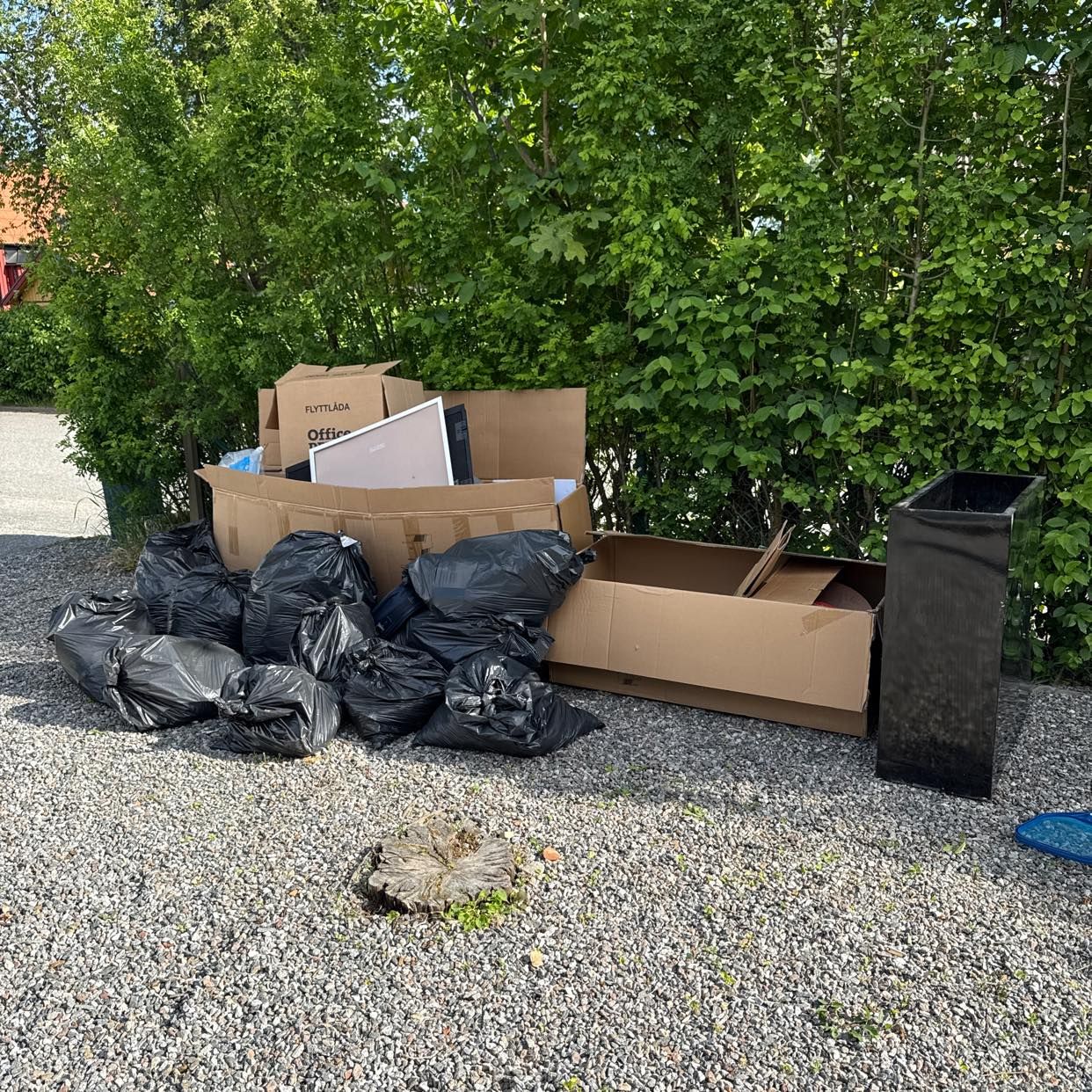 image of Sorterad avfall , wellpap - Sollentuna