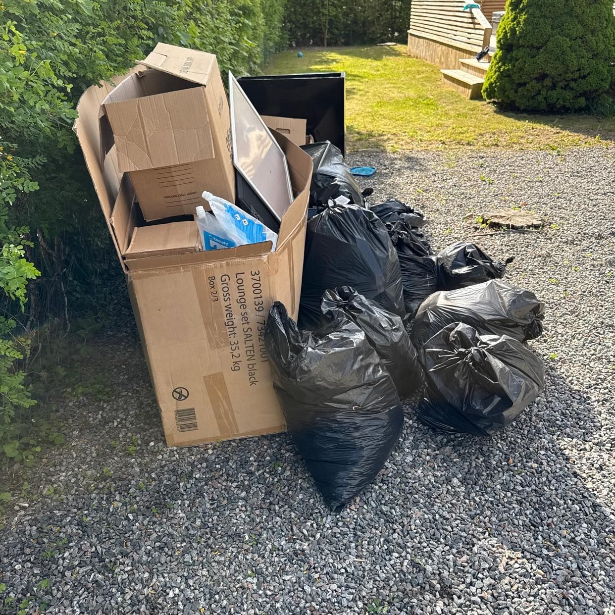 image of Sorterad avfall , wellpap - Sollentuna