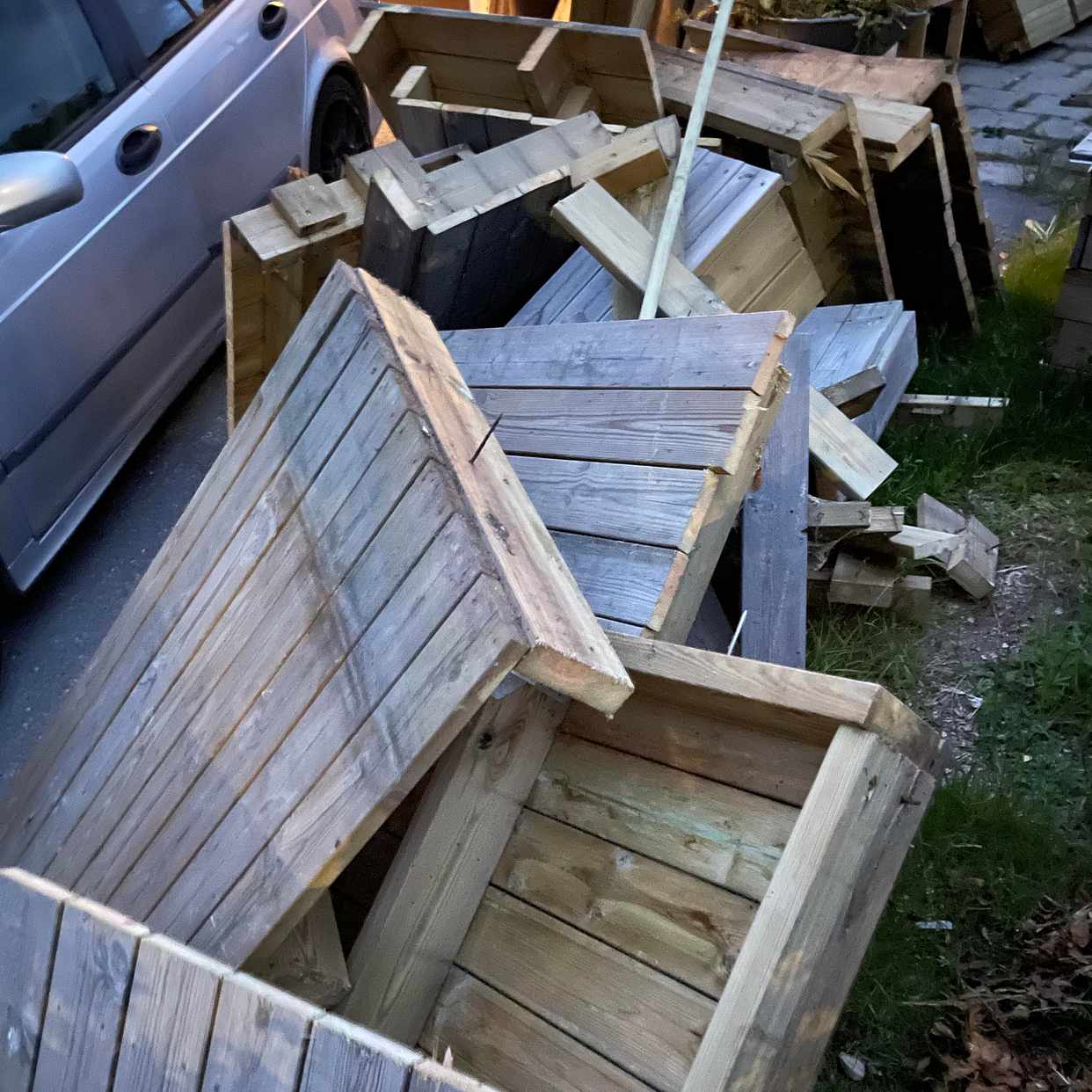image of Impregnerat trä, altan. - Vendelsö