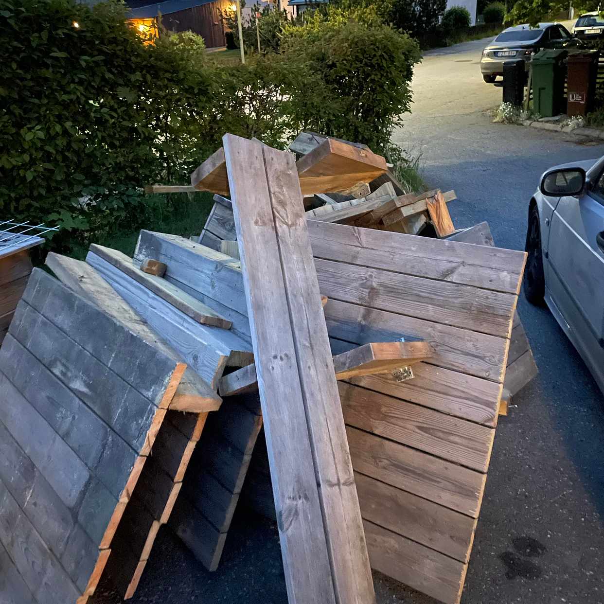 image of Impregnerat trä, altan. - Vendelsö
